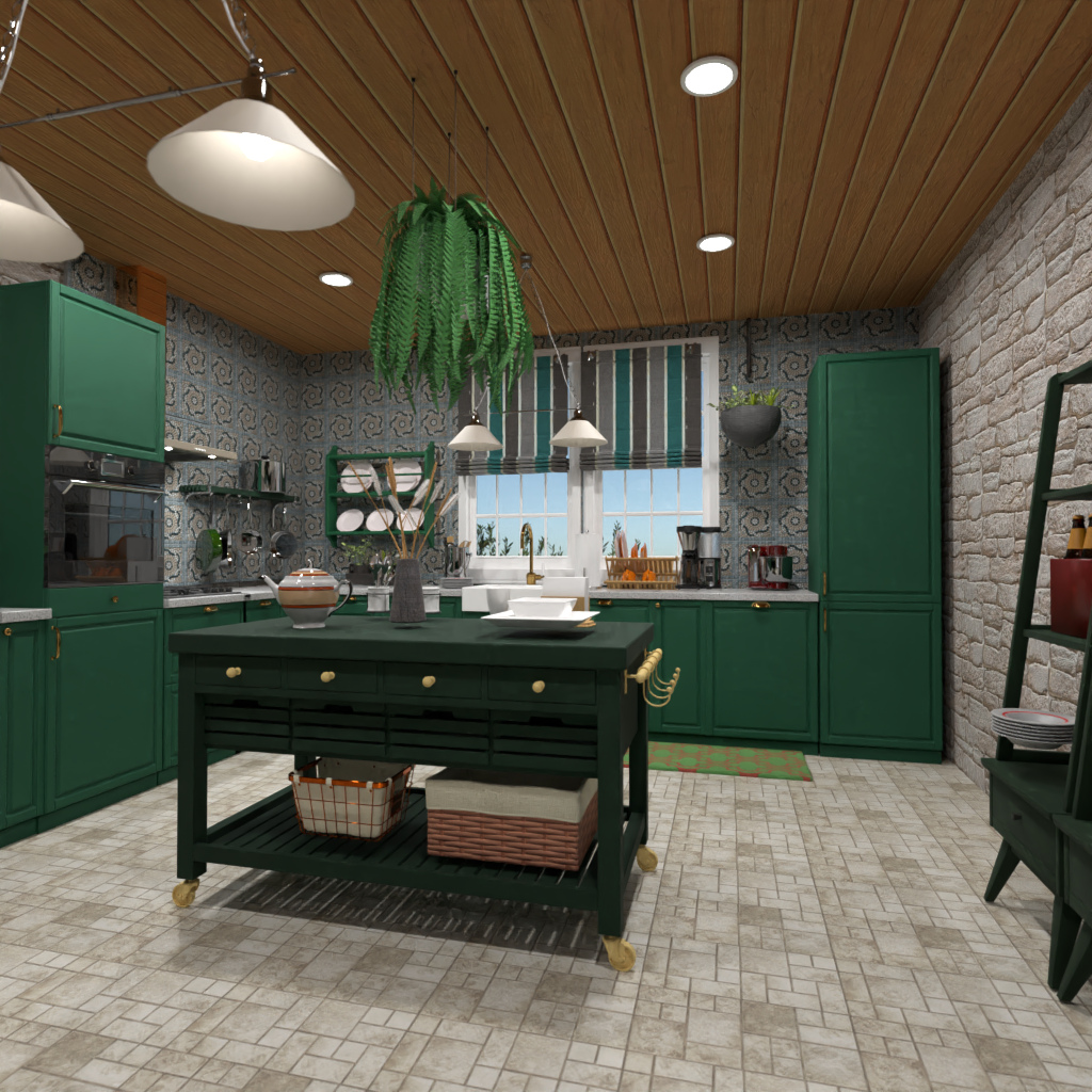 Винтажная кухня #13308555 by Editors Choice