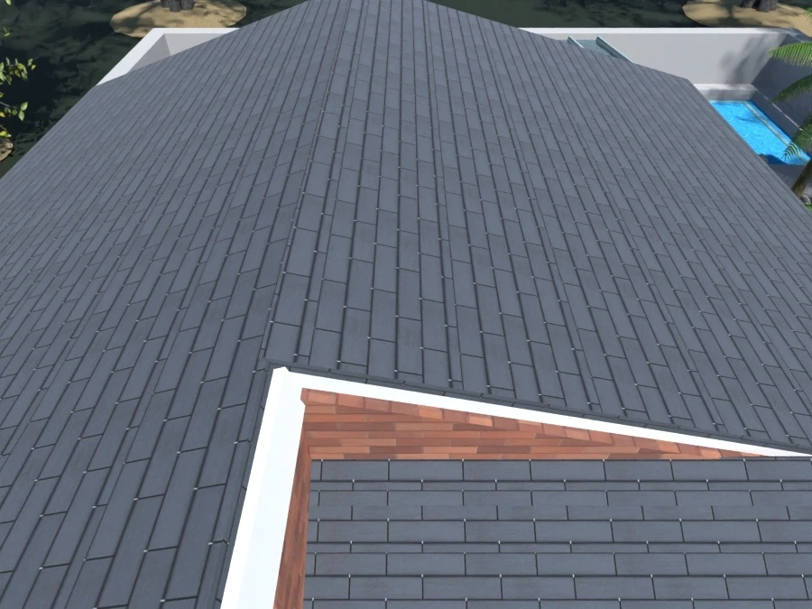 Simple House with mini pool #107609 by ZACKY DESIGNER