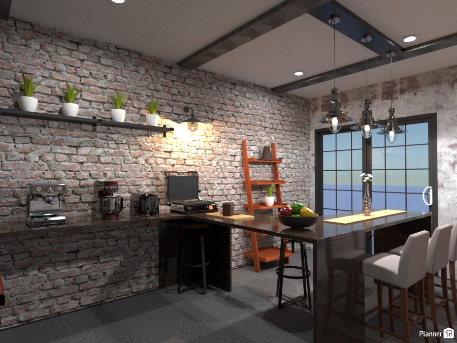 Industrial Kitchen: Design battle contest #4735247 by Gabes