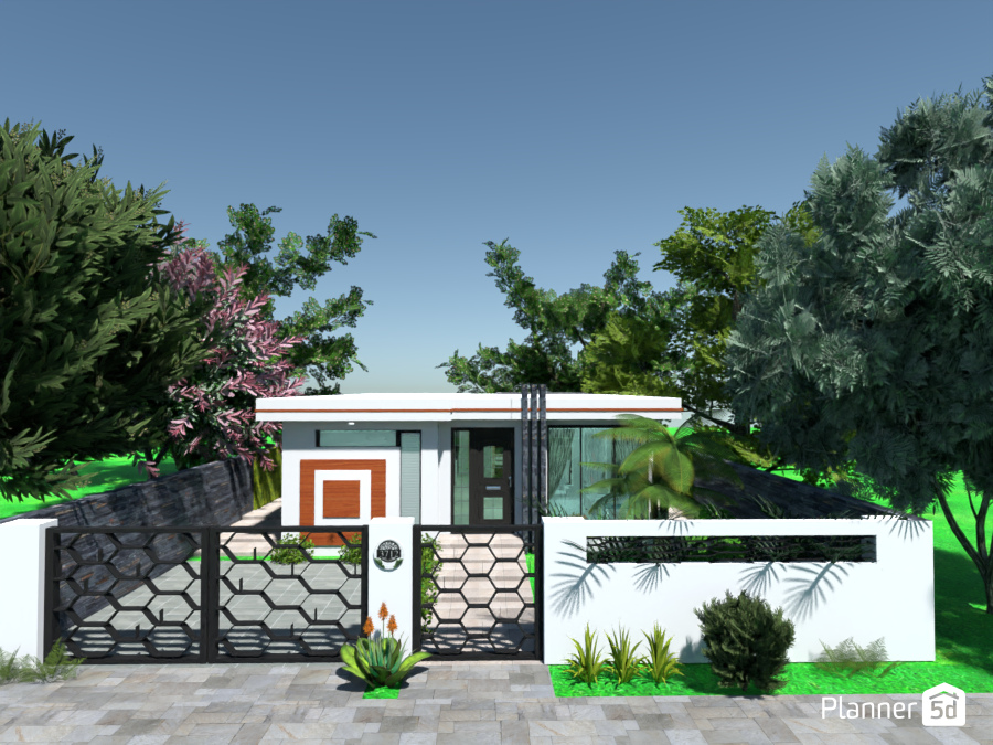 Casa Moderna de una planta 12709115 by MariaCris image