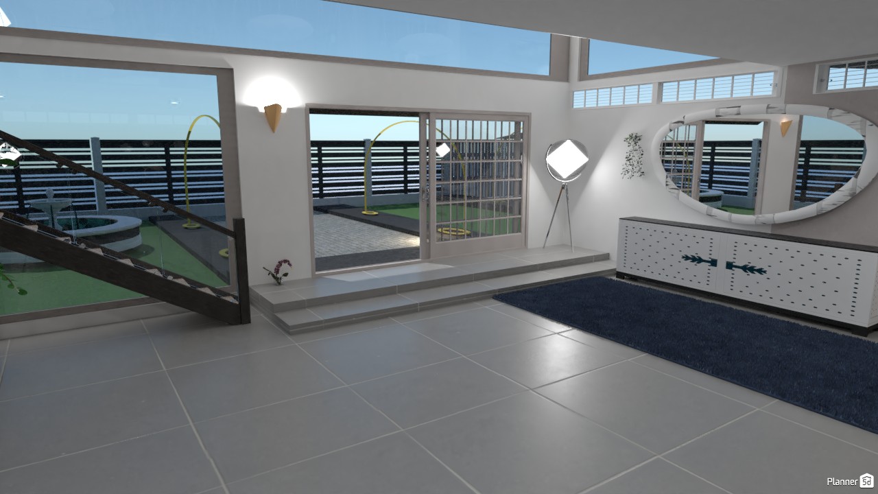 Taupe house entry design interior #3788990 by KDESIGN