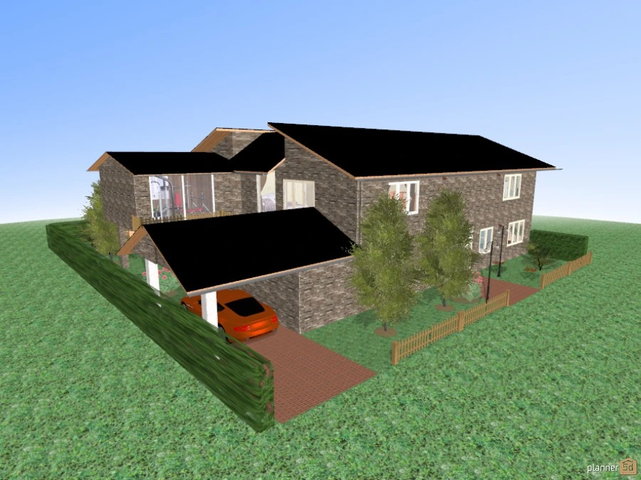 Casa 2 piso con jardin de invierno #47273 by Pablo Curti