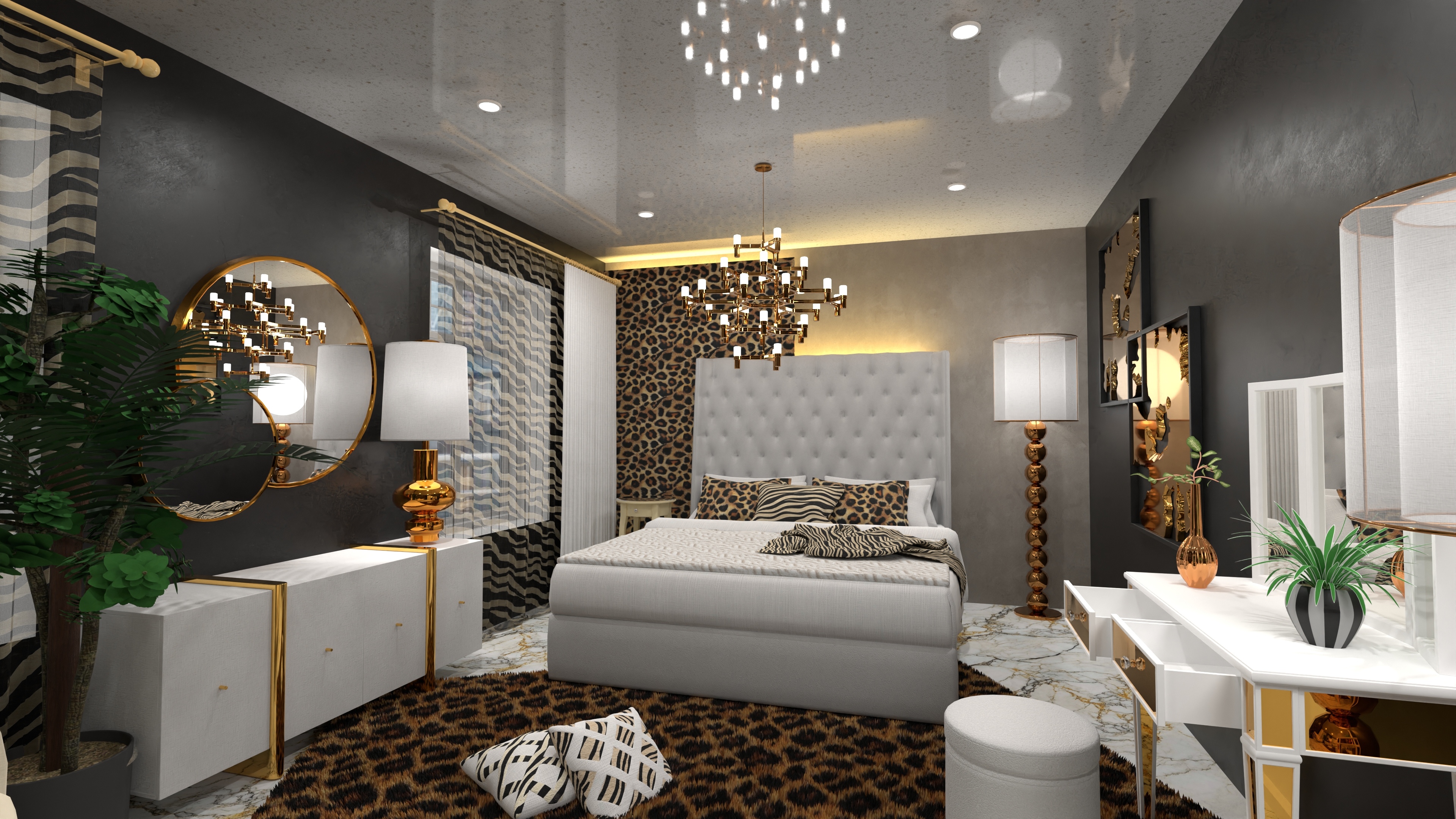 Luxurious bedroom #1 #32379788 by Moonface