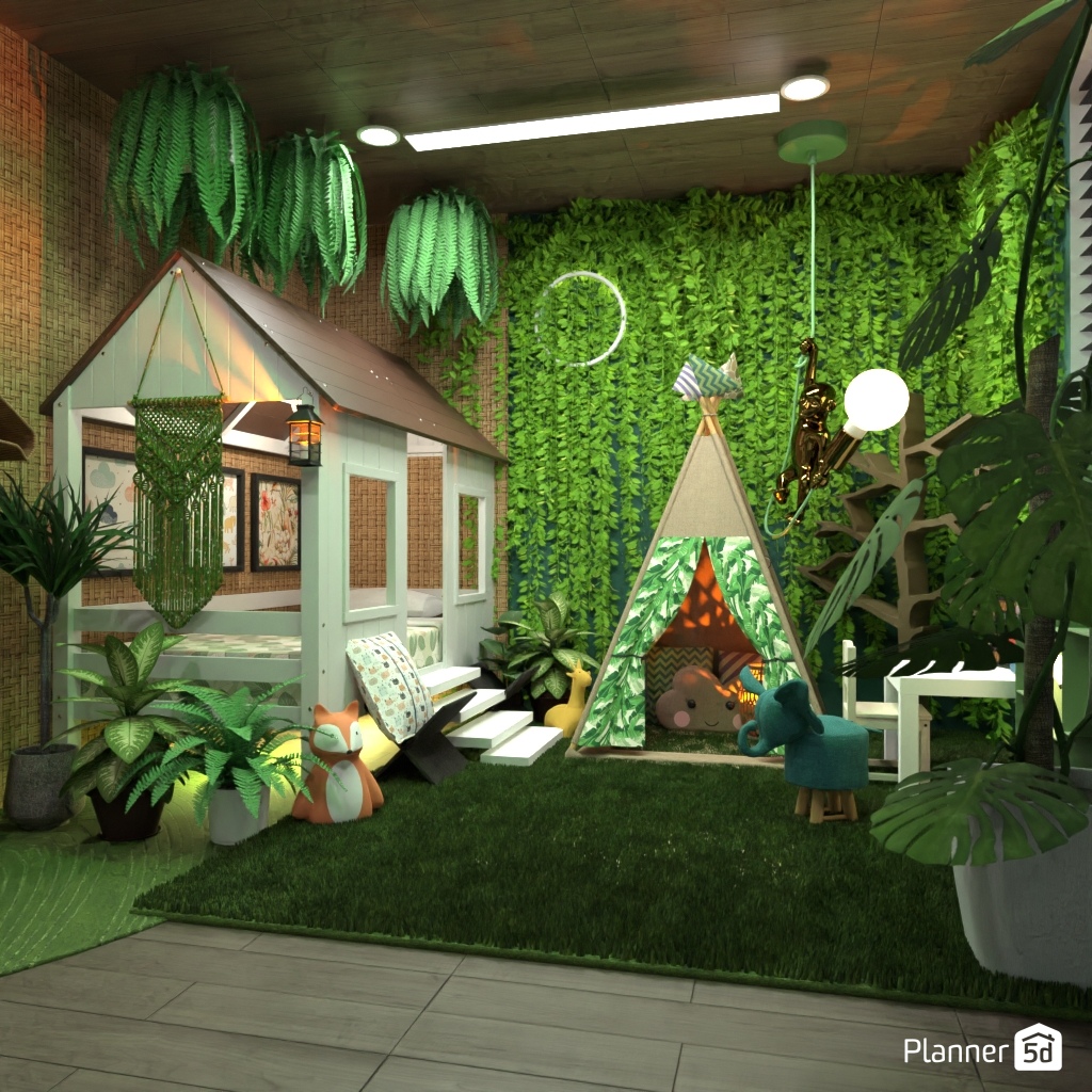 Jungle Bedroom #35719323 by Editors Choice