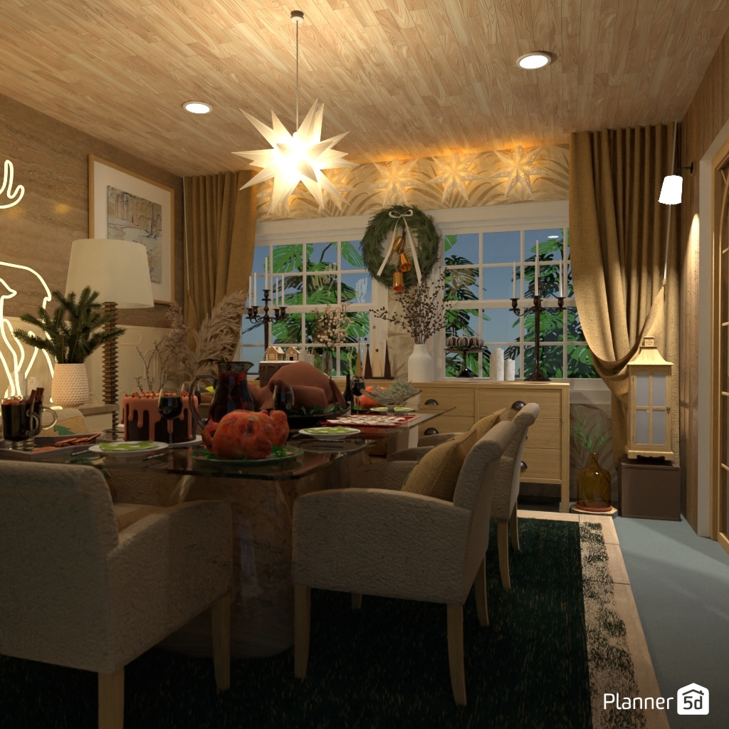 DB: Thanksgiving Day - room shell copy #23422999 by Editors Choice