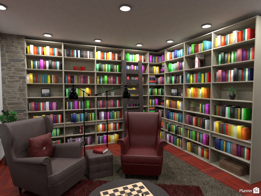 Contest: library at home #3701967 by Elena Z