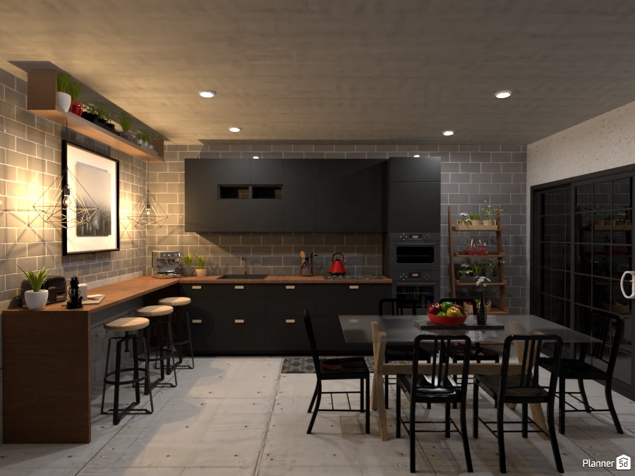 Cocina industrial / Batalla de diseño 2do. ángulo. #4696128 by Hall Pat