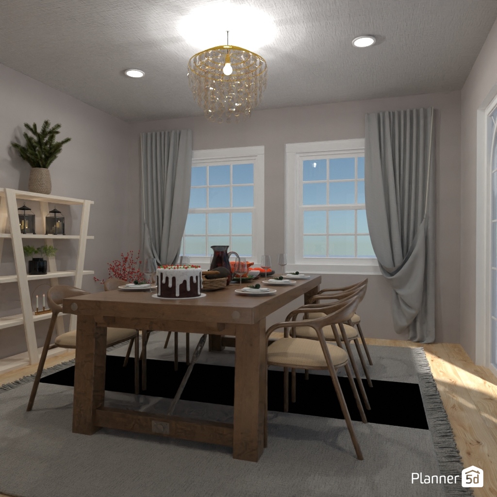 DB: Thanksgiving Day - room shell copy #23495982 by Editors Choice