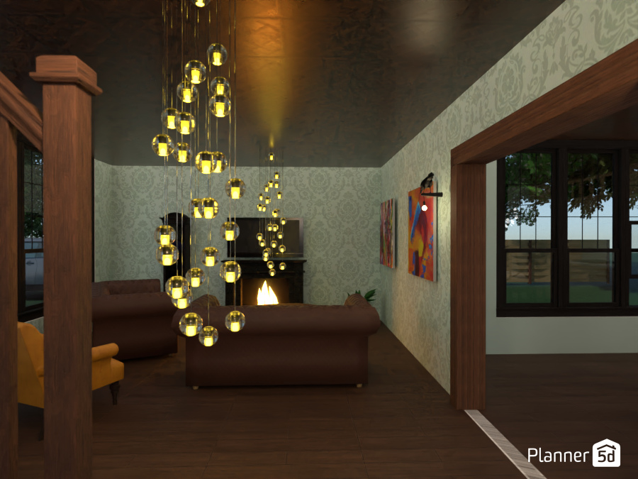 cosy living room #9146416 by Leila Ashtiani