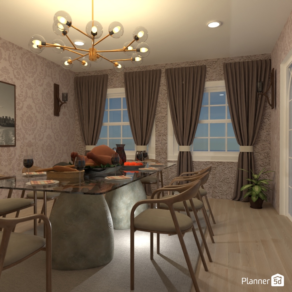 DB: Thanksgiving Day - room shell copy #23483894 by Editors Choice