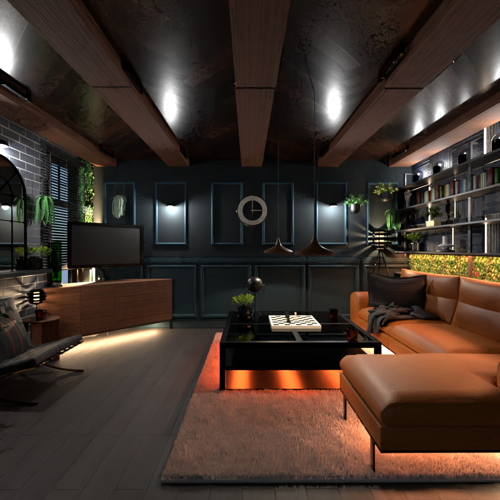 Men's Living Room #13554403 by Editors Choice