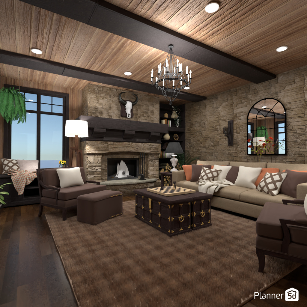 Country Living room #20122675 by Editors Choice