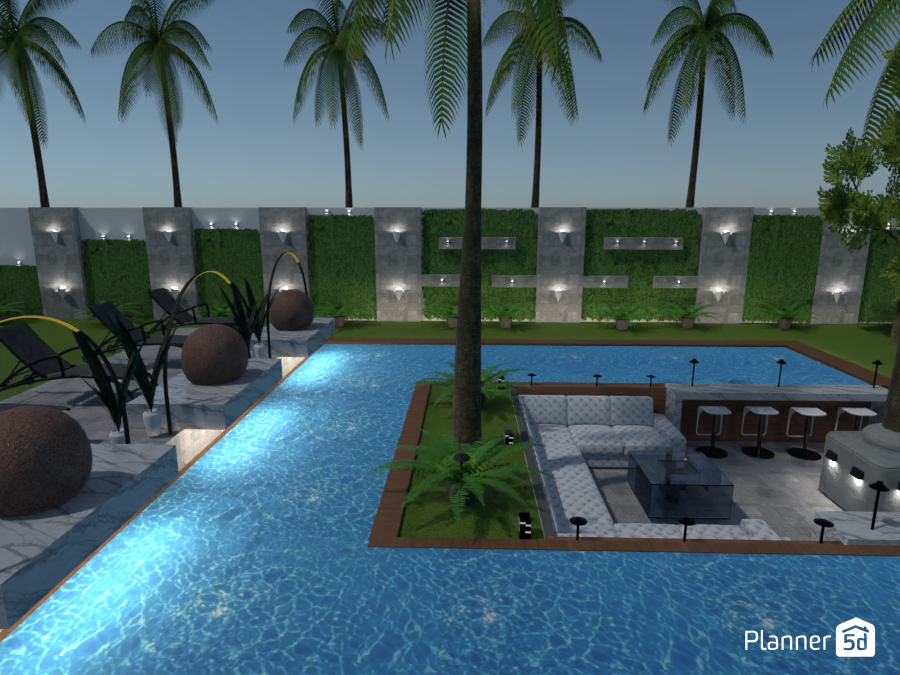 BackYard Swimming Pool #7275822 by BLAUHAUS