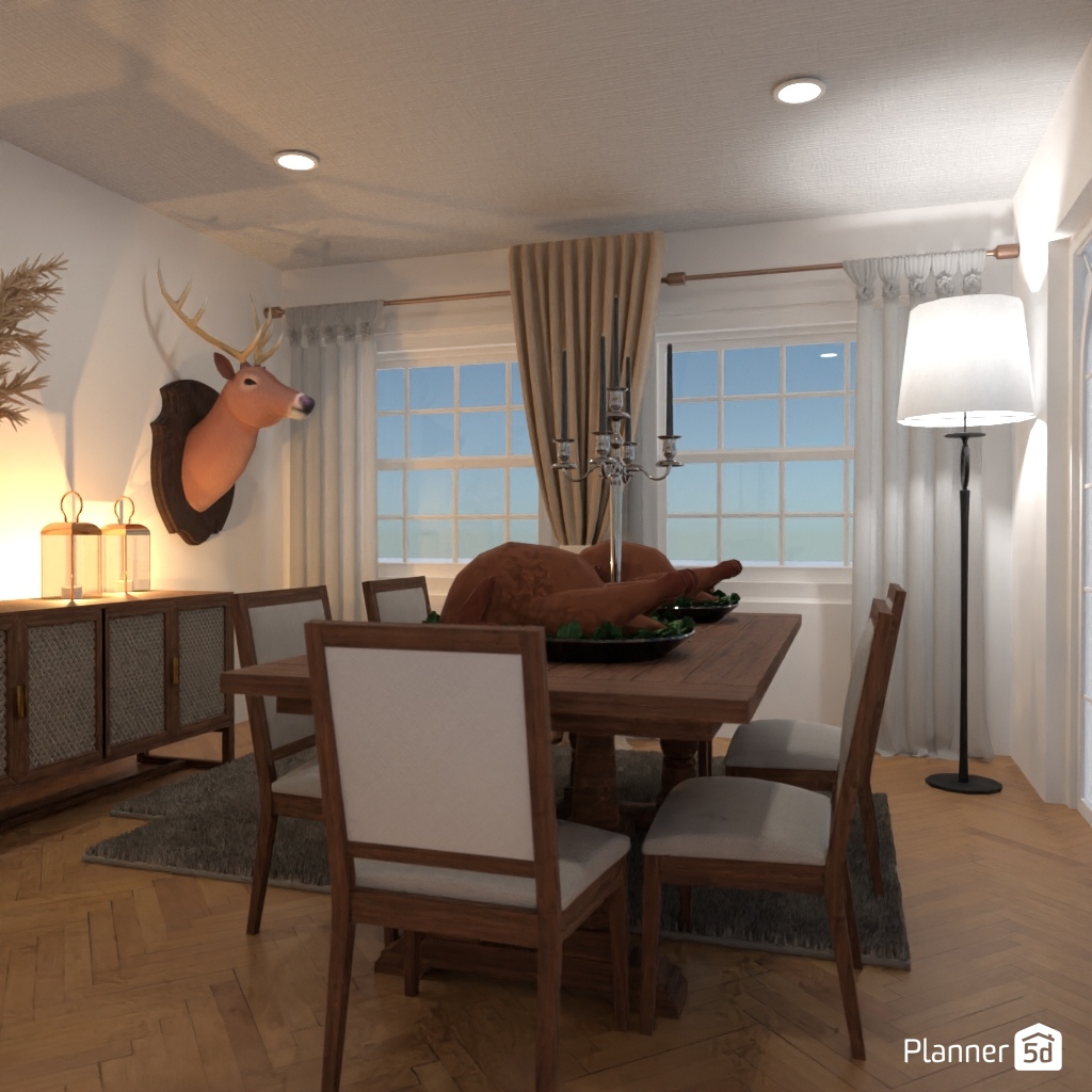 DB: Thanksgiving Day - room shell copy #23403155 by Editors Choice