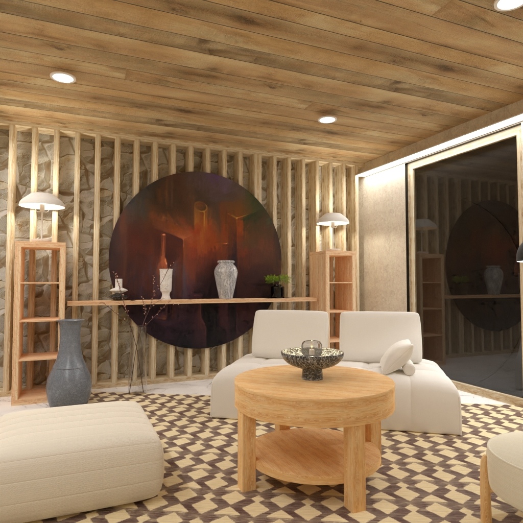 Japandi Living Room copy #25779336 by Evelinaa