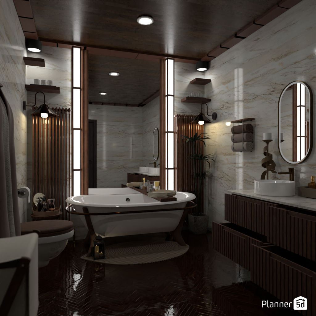 Bath with candles #3366660 by Editors Choice