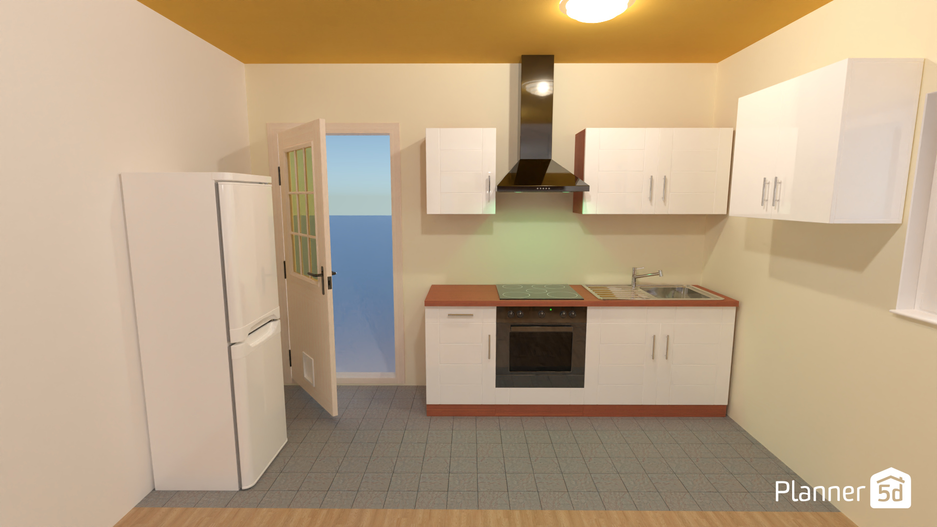 Apartamento 1 - Cozinha #17414843 by Mara Moreira