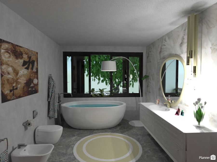 Bathroom #1 #2101817 by Micaela Maccaferri