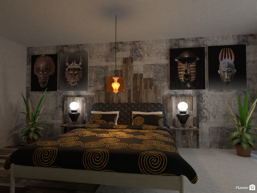 Luxury tribal bedroom 2096030 by Micaela Maccaferri image