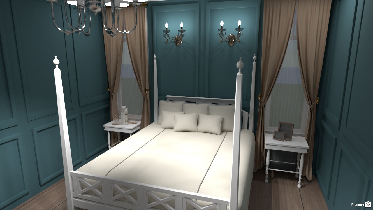 Habítacion con molduras. #4403872 by Hall Pat