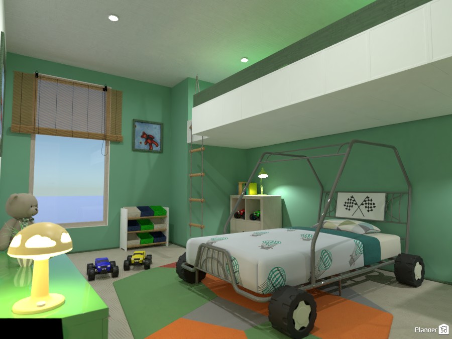 Boy's bedroom with gallery #4042275 от Gabes