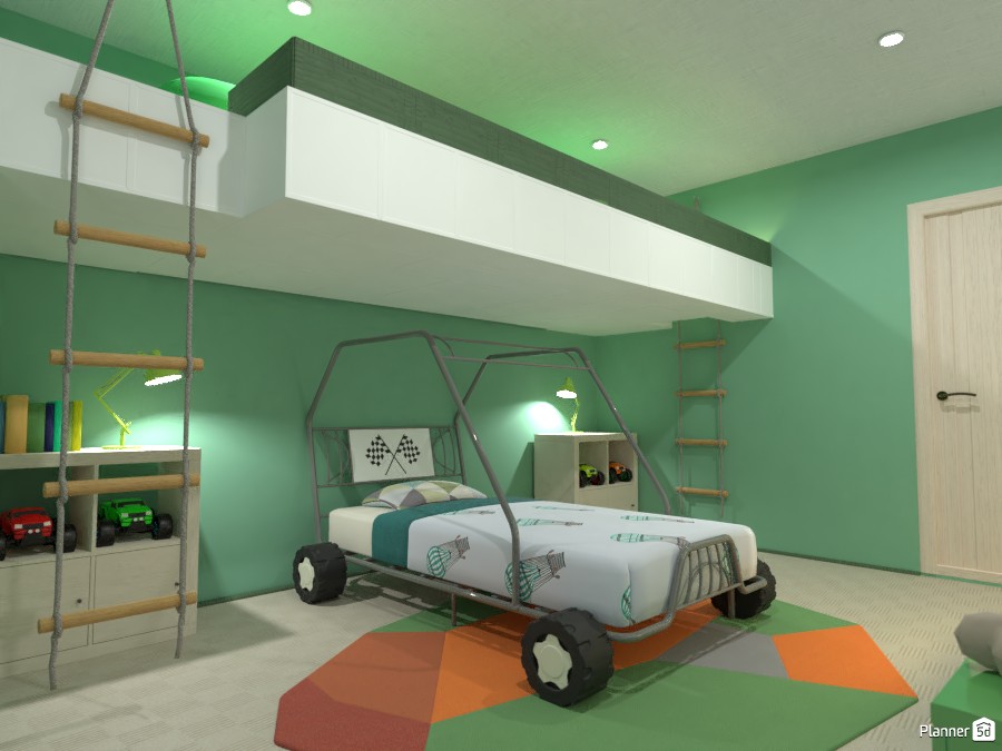 Boy's bedroom with gallery #4042281 by Gabes