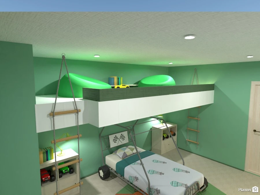 Boy's bedroom with gallery #85102 by Gabes