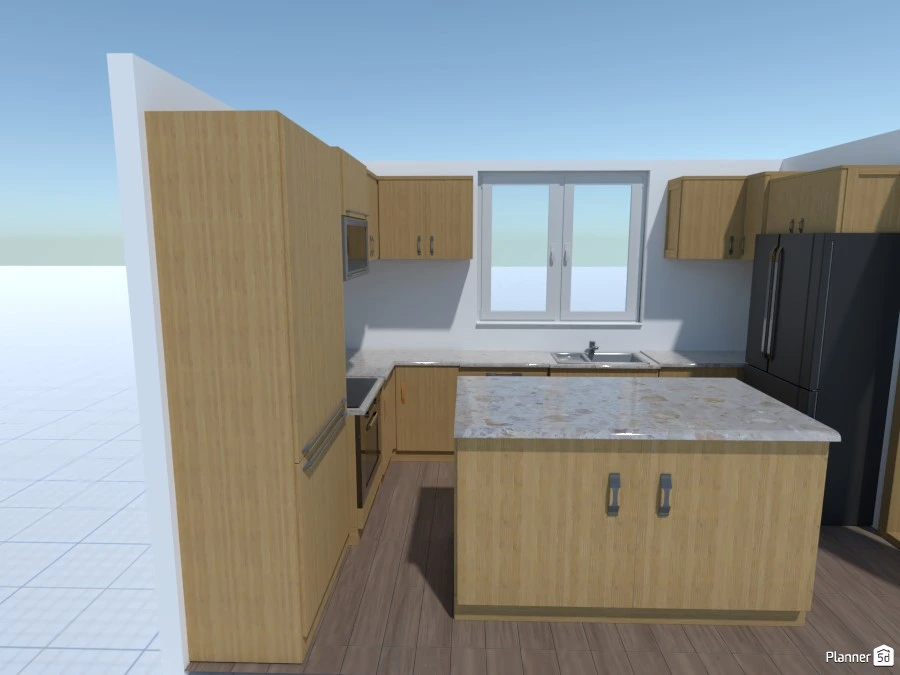 Home kitchen - Free Online Design | 3D Kitchen Floor Plans by Planner 5D