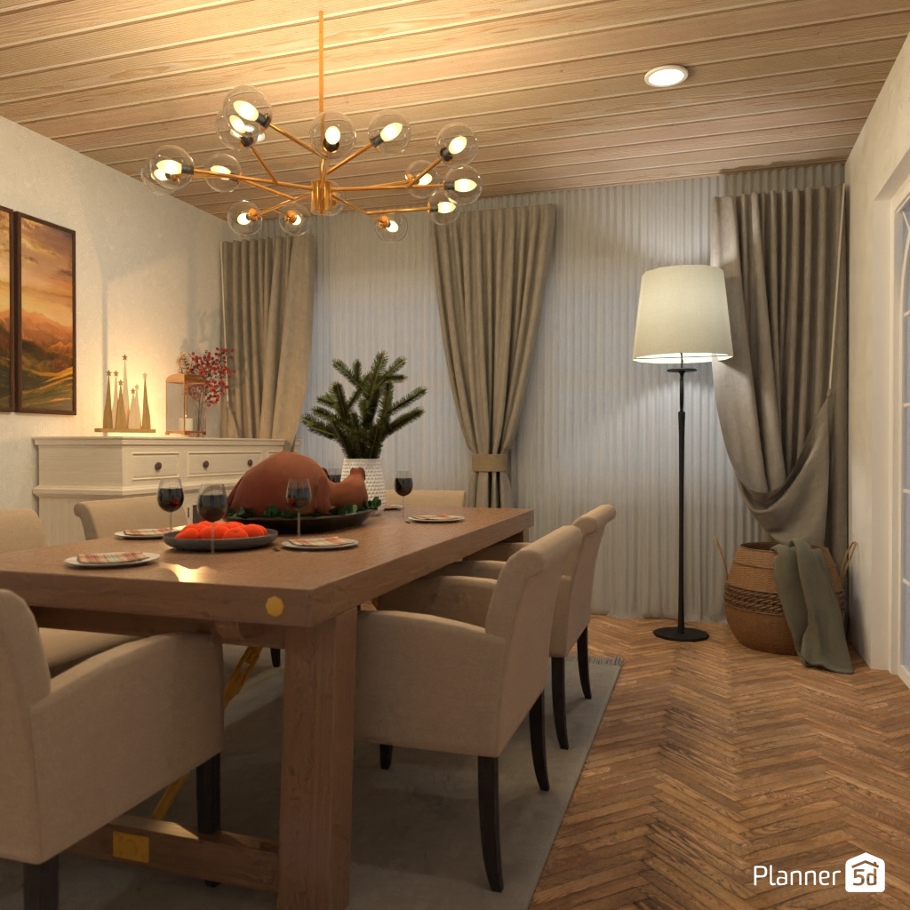 DB: Thanksgiving Day - room shell copy #23428567 by Editors Choice