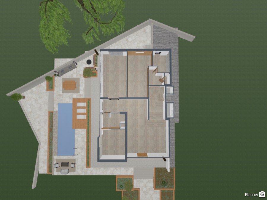 Modern patio #24374076 by Zukermaus