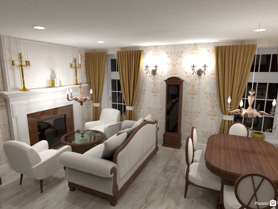 Classic Dining Room #3301392 by Maryna Denyschenko