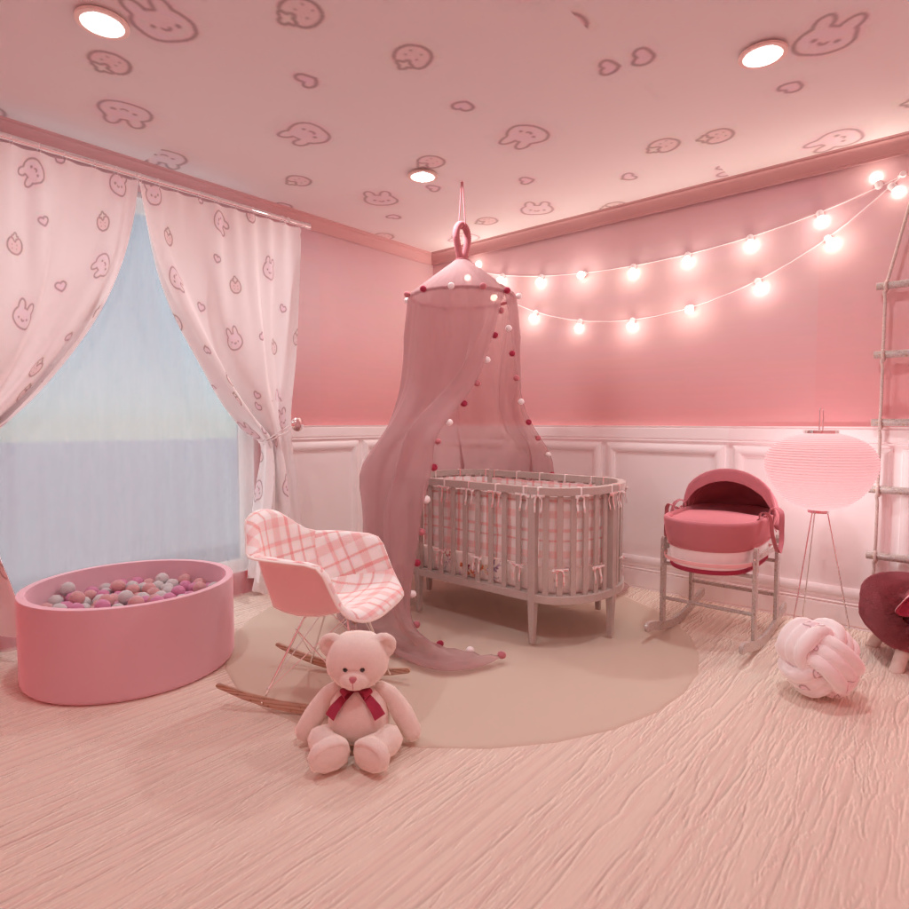 Pink Baby Bedroom 11699260 by Editors Choice image