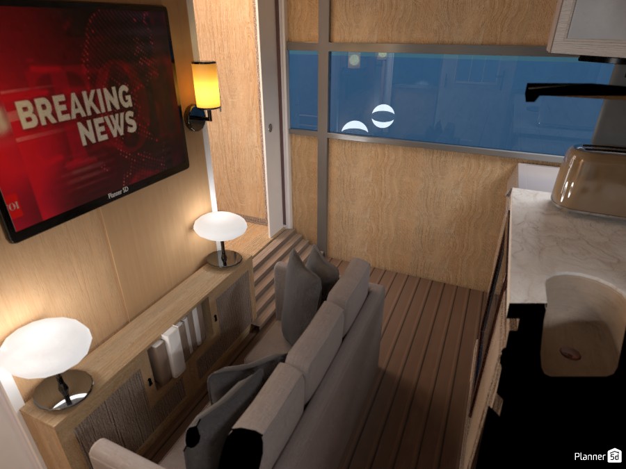 truck house living room and kitchen #4517828 by yusuf somay