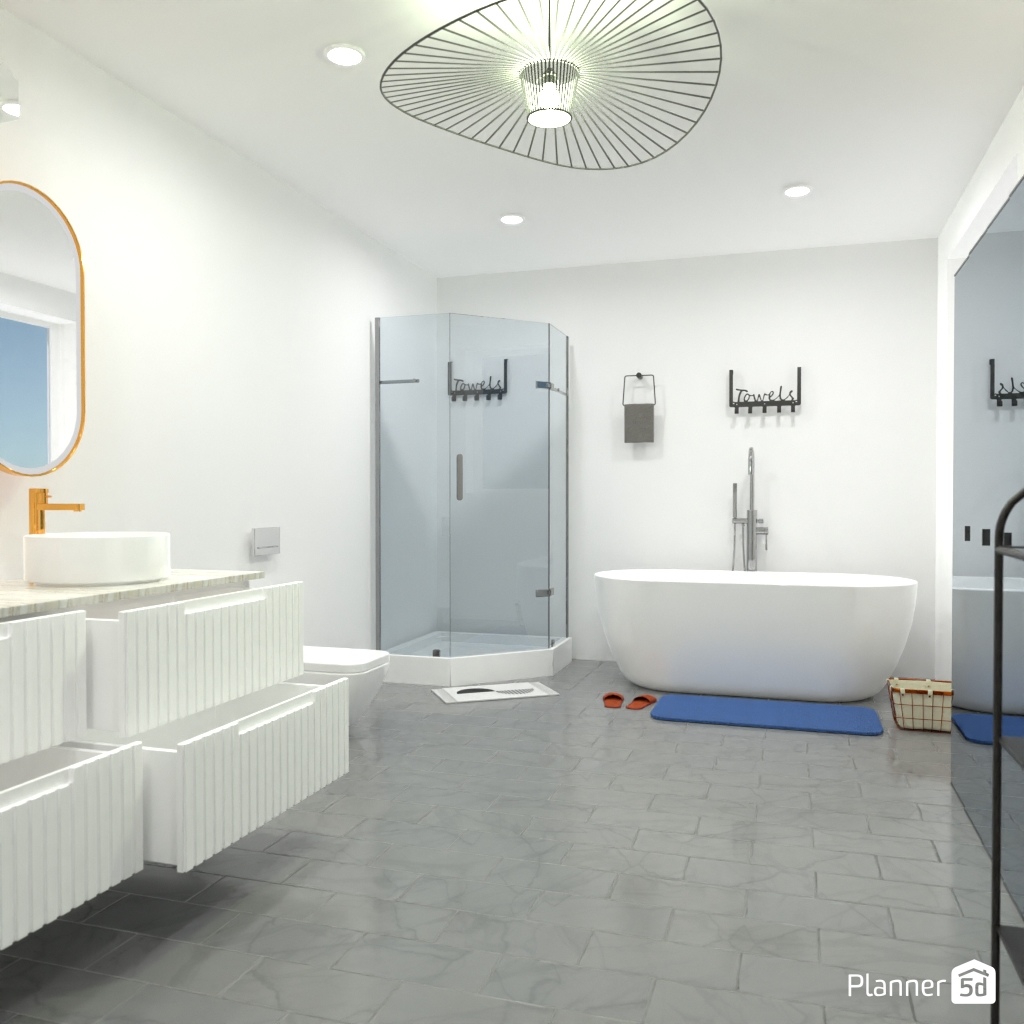 Dream Bathroom - Free Online Design | 3D House Ideas - by Planner 5D