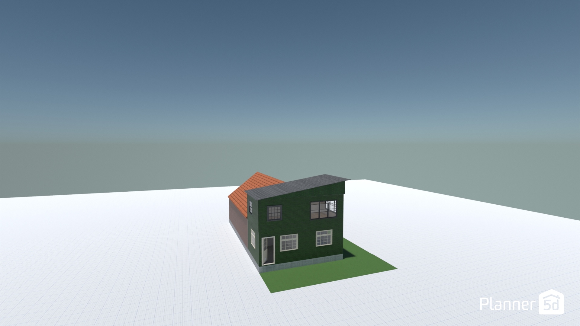 Two Story pitched roof w foundation #24356780 by User 164361596