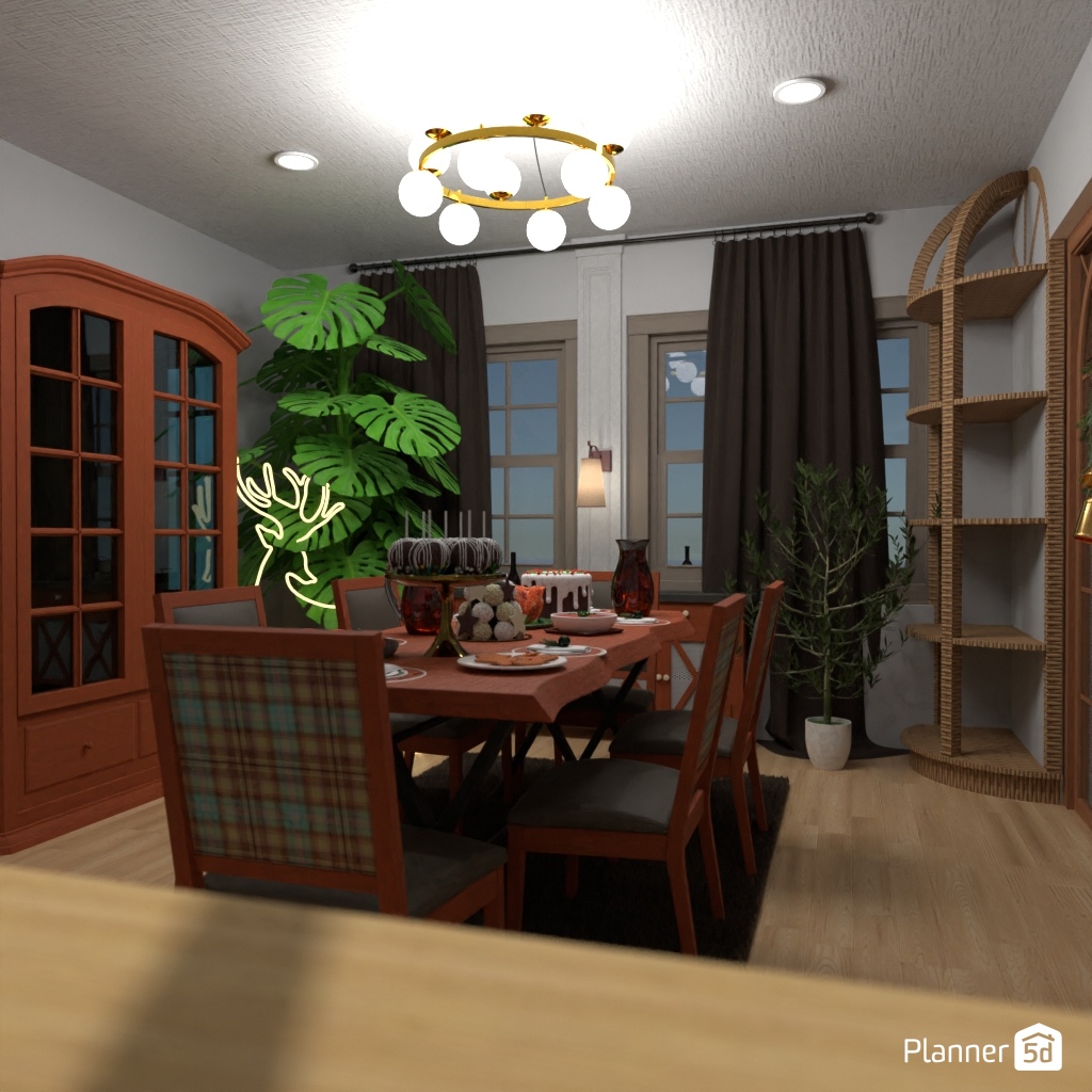 DB: Thanksgiving Day - room shell copy #23407075 by Editors Choice