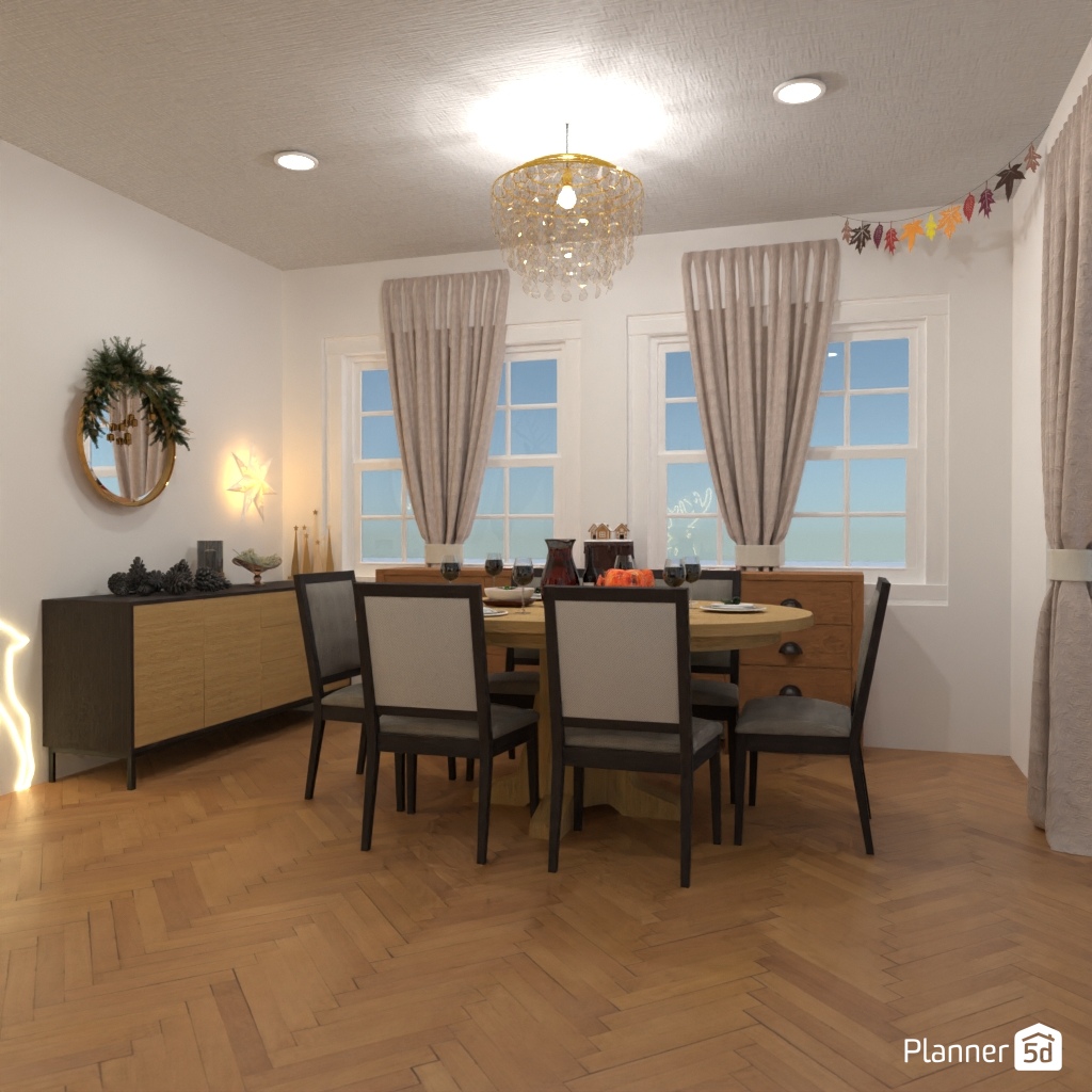 DB: Thanksgiving Day - room shell copy #23416227 by Editors Choice