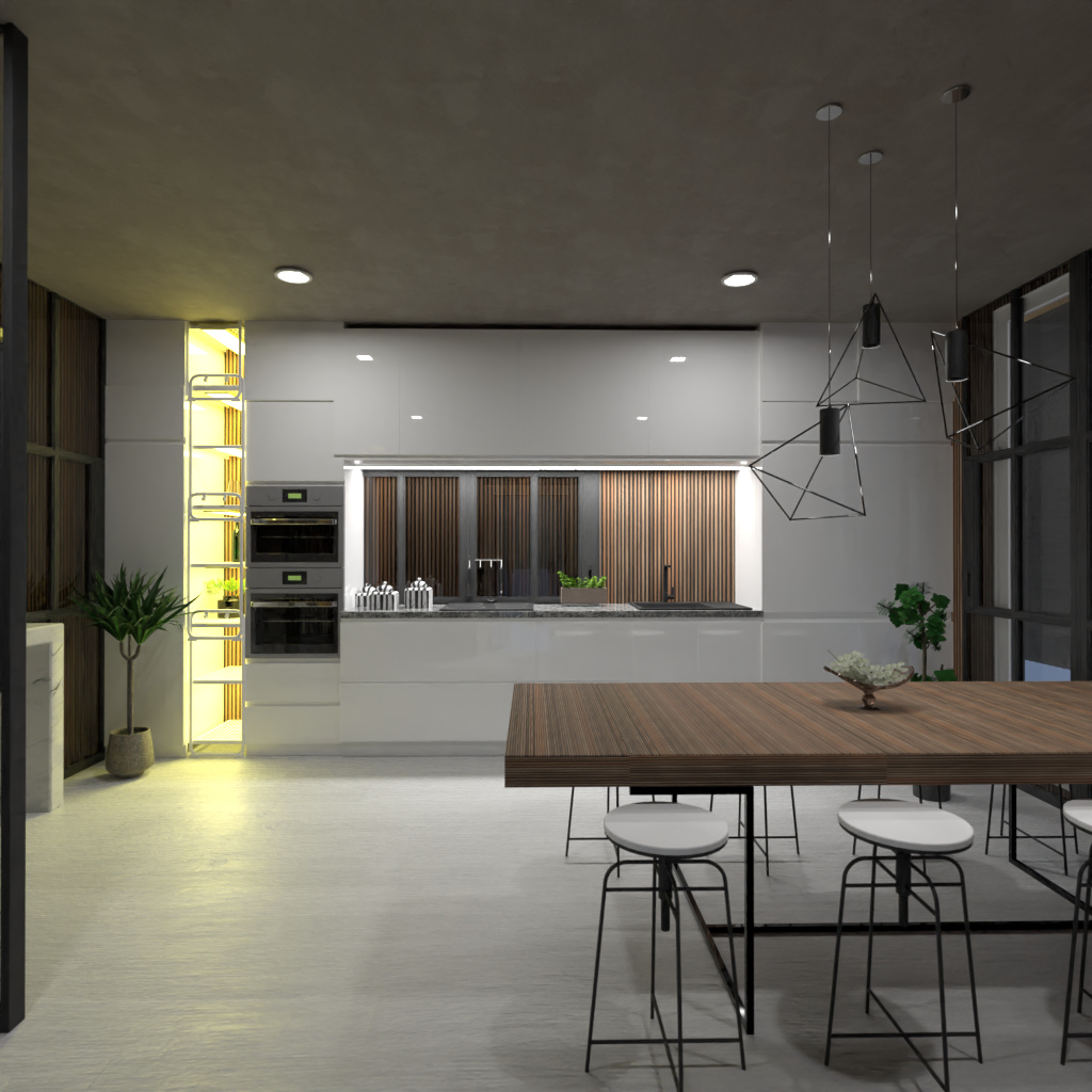 Rudai balta virtuvė #11484860 by Editors Choice