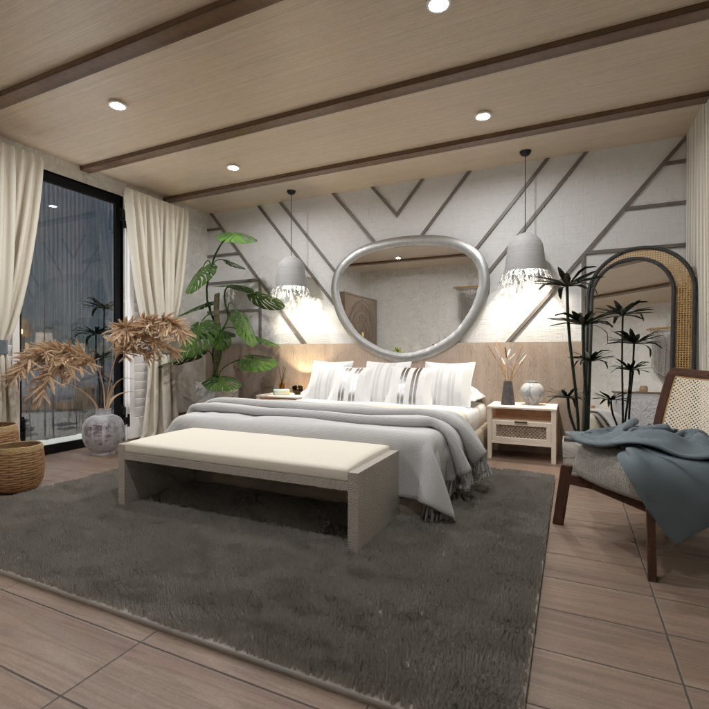 Wabi Sabi Bedroom #14550491 by Editors Choice