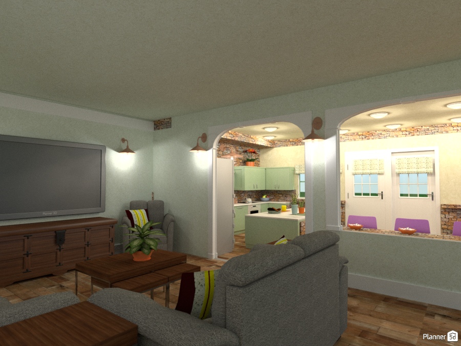 living n dining #1895811 by Joy Suiter