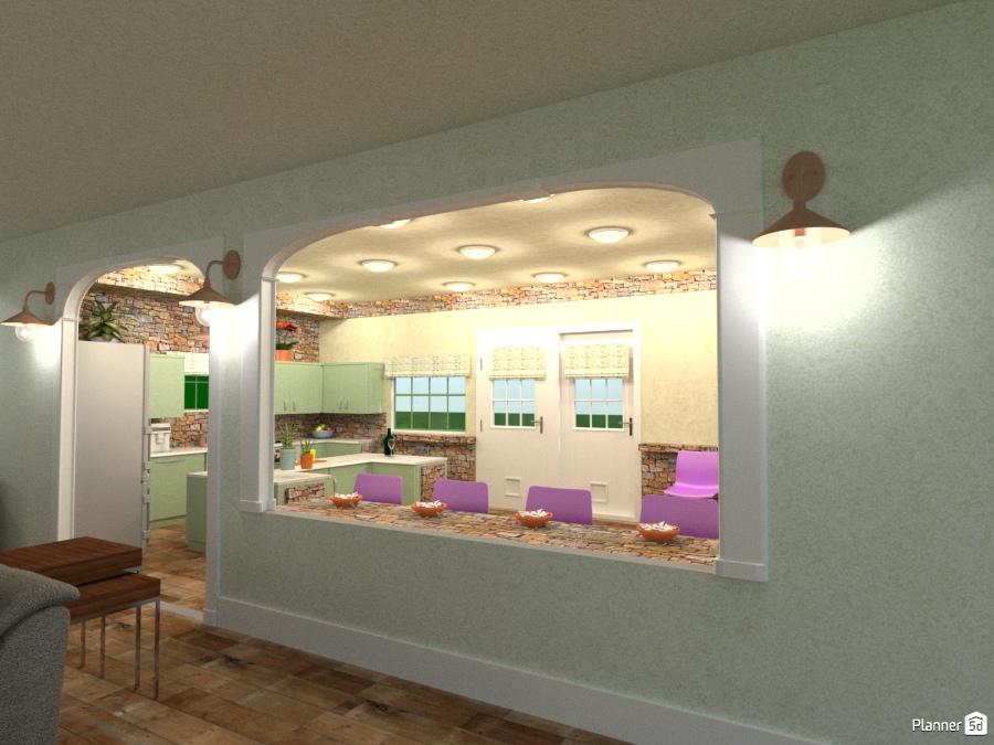 living n dining #1895814 by Joy Suiter