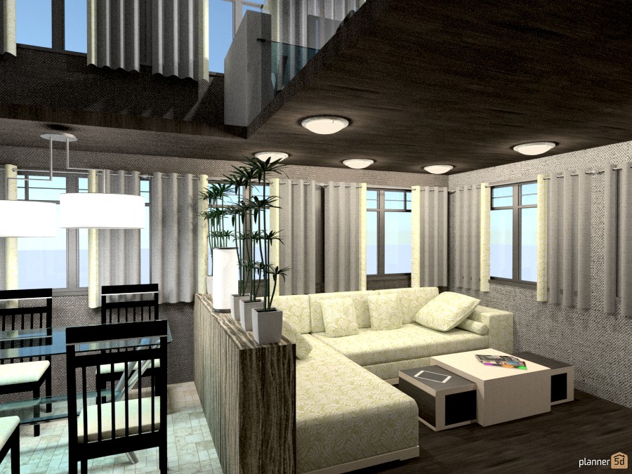 Soggiorno zona soppalco #828696 by Maurizio Fabbrini