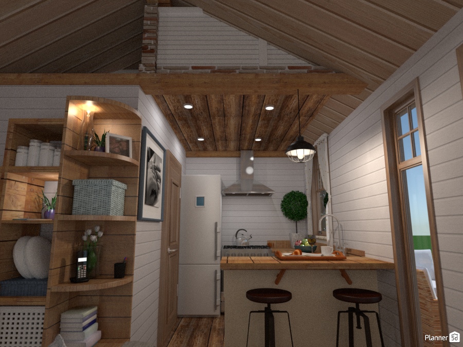 tiny house - country cottage project with outdoor #1804364 by Chiara Meazza