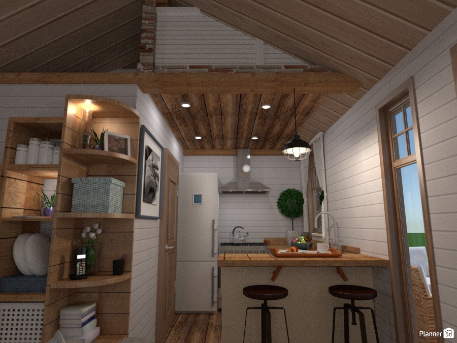 tiny house - country cottage project with outdoor 1804364 by Chiara Meazza image
