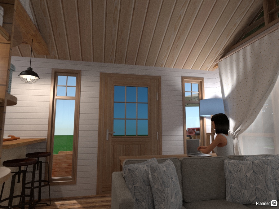 tiny house - country cottage project with outdoor #1804383 by Chiara Meazza