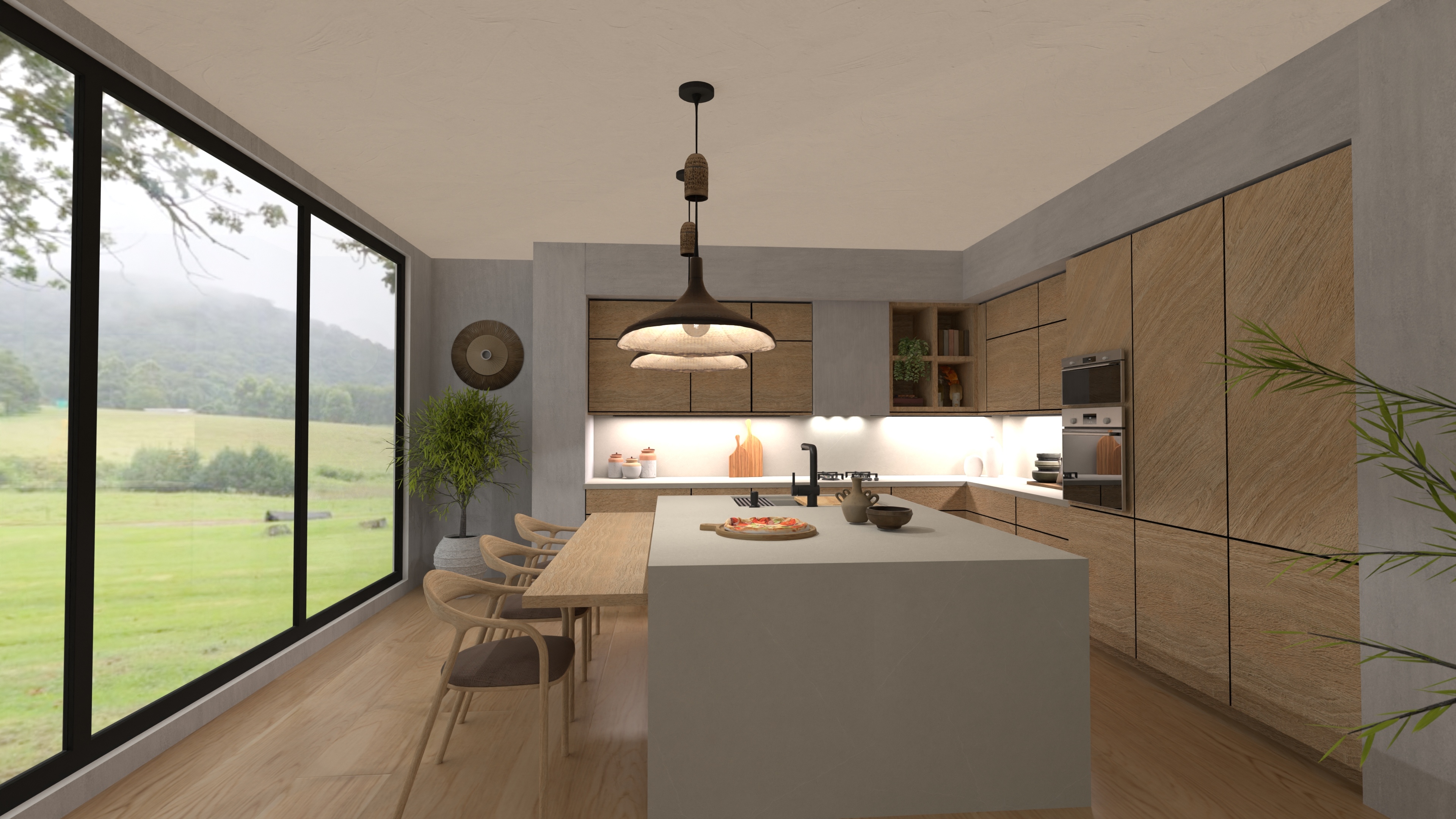 Japandi-Style: Kitchen A #28171280 by Moonface