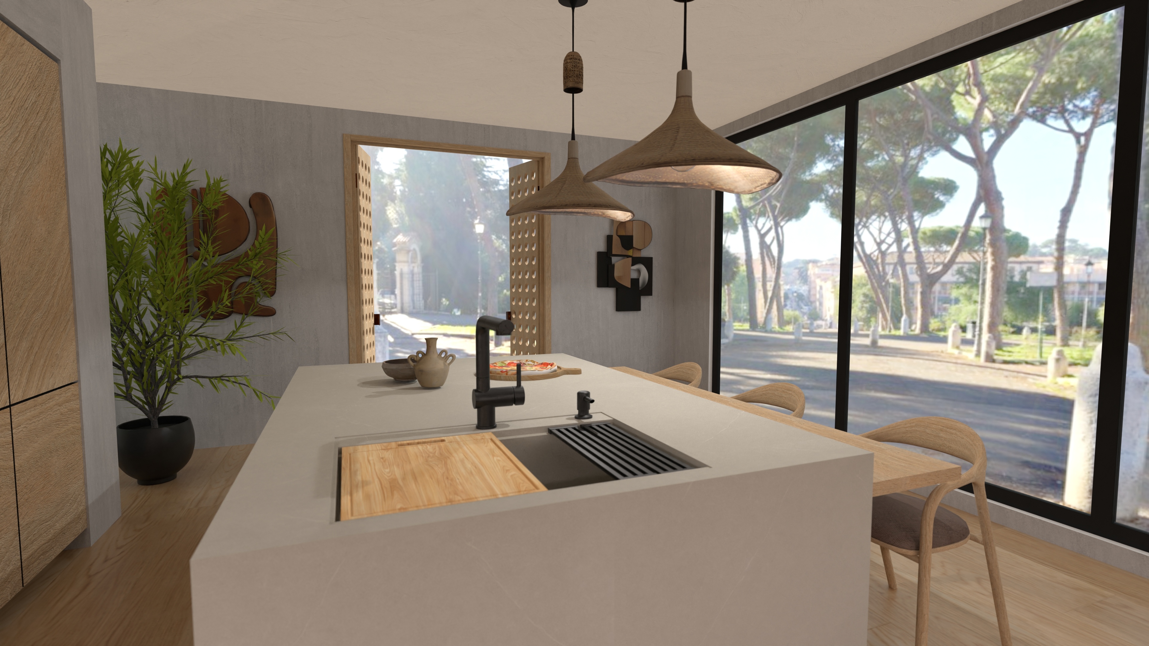 Japandi-Style: Kitchen C #28171340 by Moonface