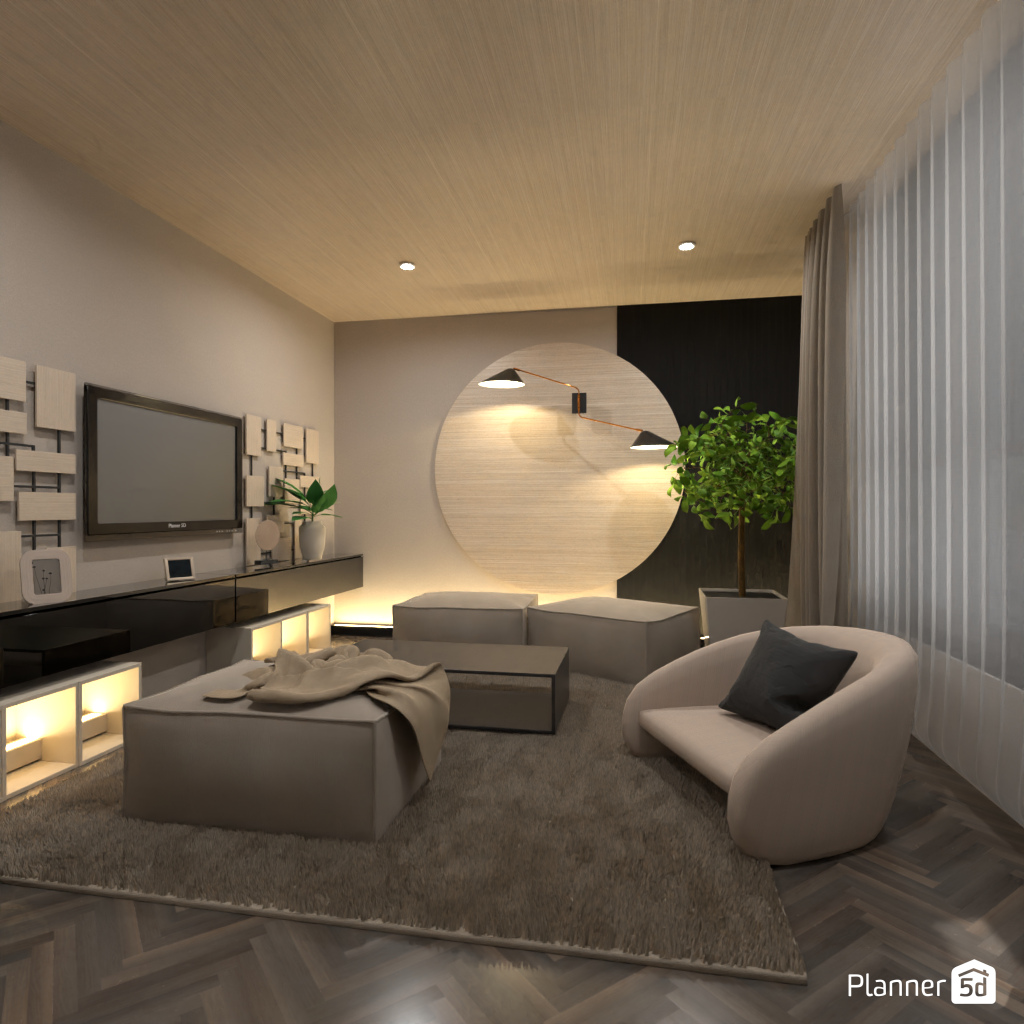 Living room without sofa 19369140 by Editors Choice image