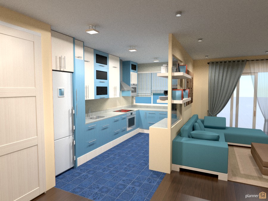 Cocina azul #1118939 by Jessica✅