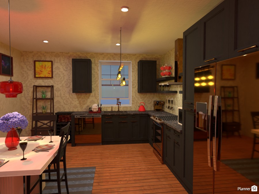 Kitchen with colorful accents #4485532 by Born to be Wild